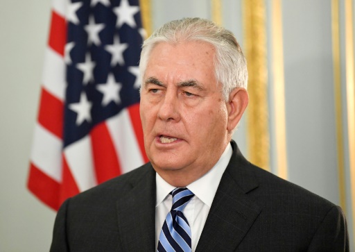 Le secrétaire d’Etat américain Rex Tillerson