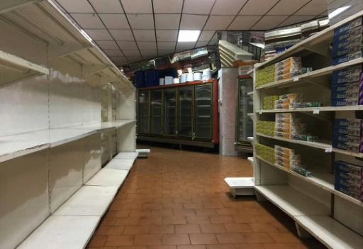 Les supermarchés sont quasi-vides à Caracas