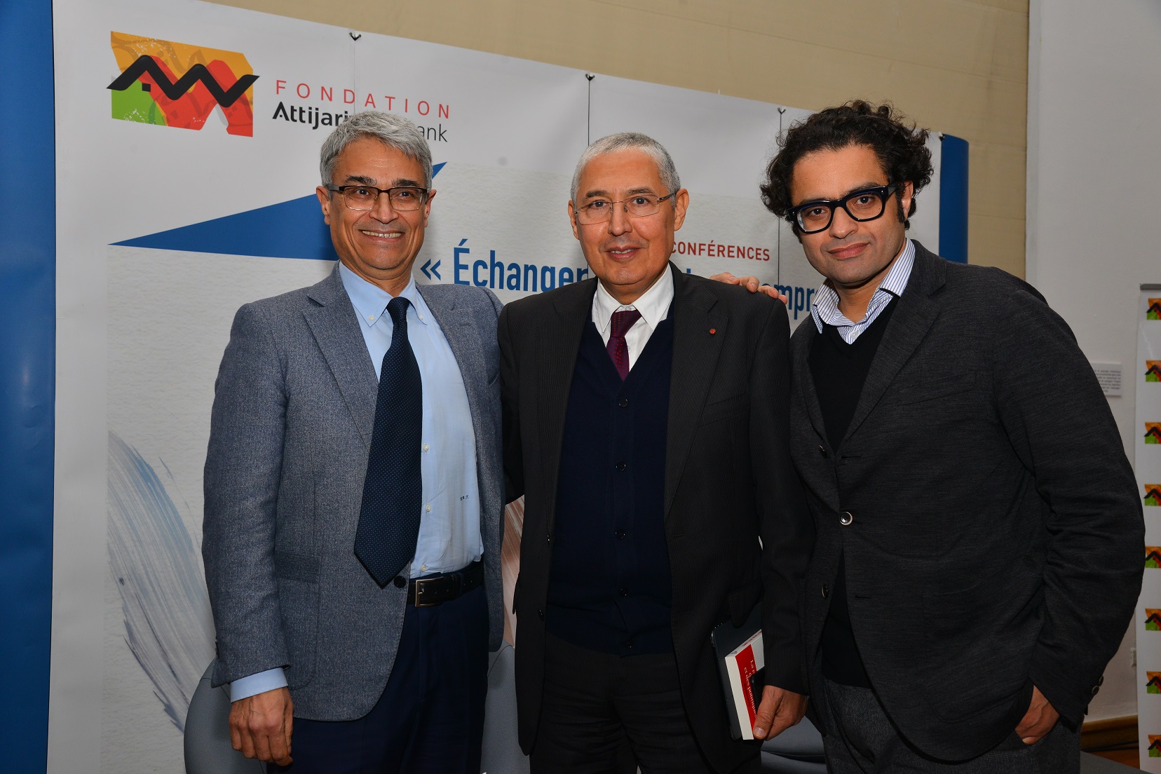 M. Mohamed EL KETTANI avec les 2 intervenants