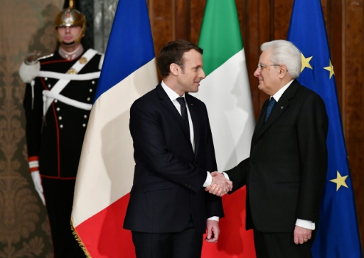 macron rome
