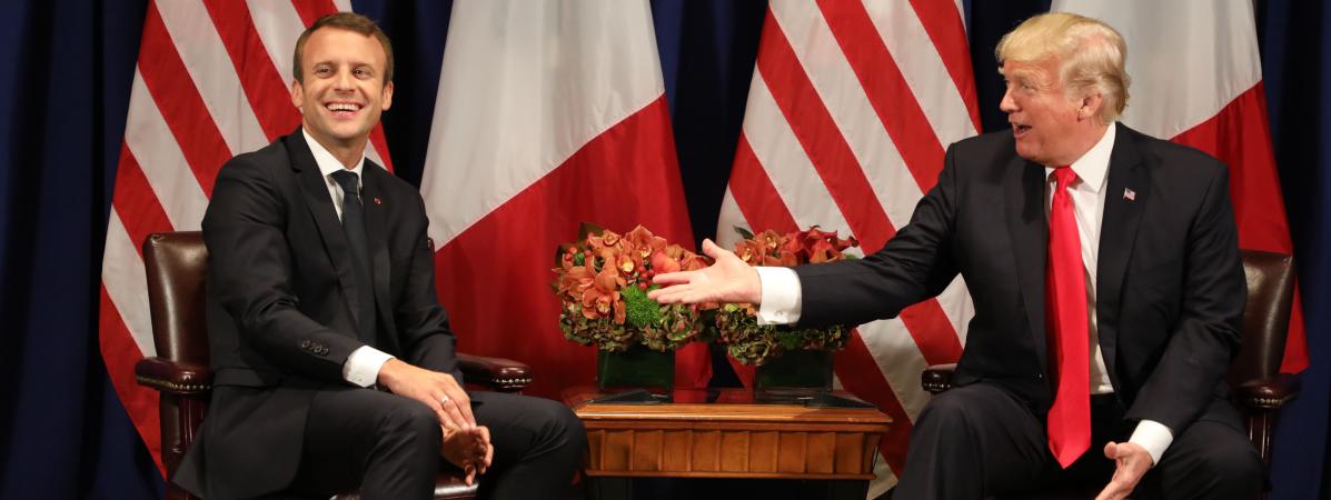 trump-macron
