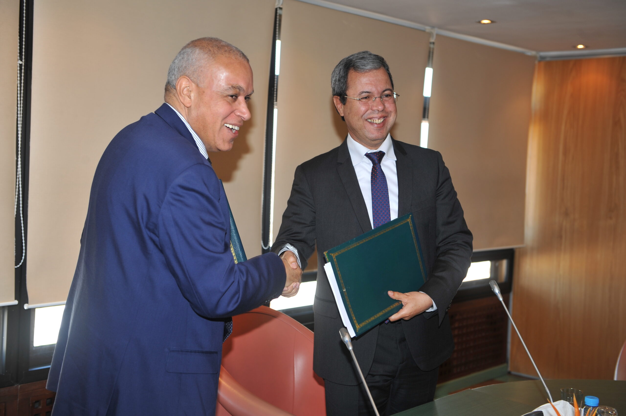 M. Zaghnou, CDG et M. Adnane, CNOPS