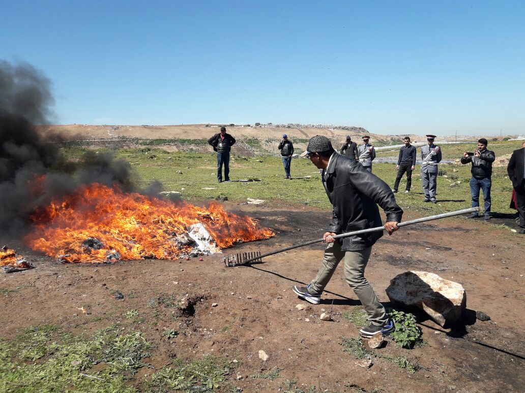 Incinération drogue – lutte anti droque