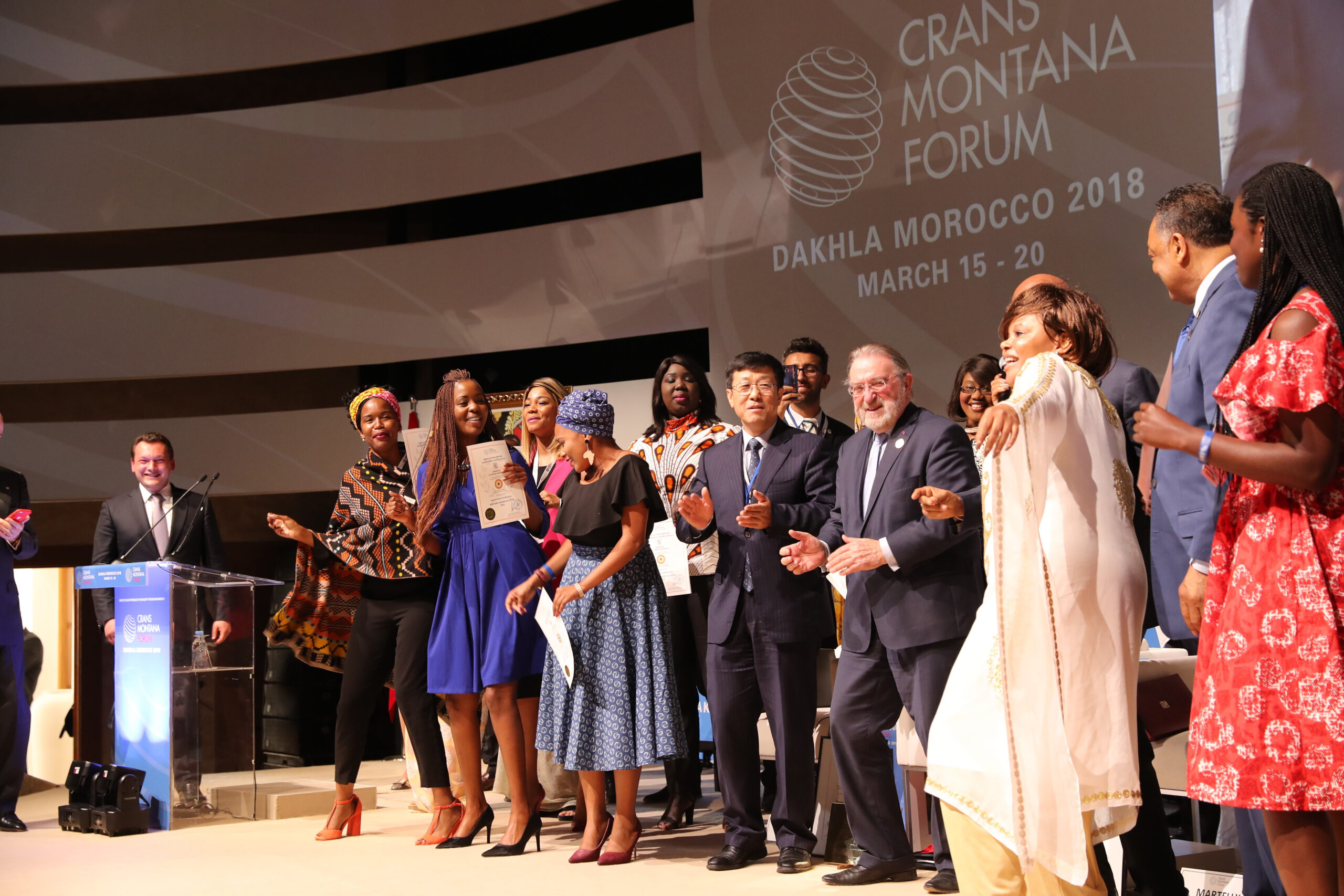 Cérémonie du Forum de Crans Montana