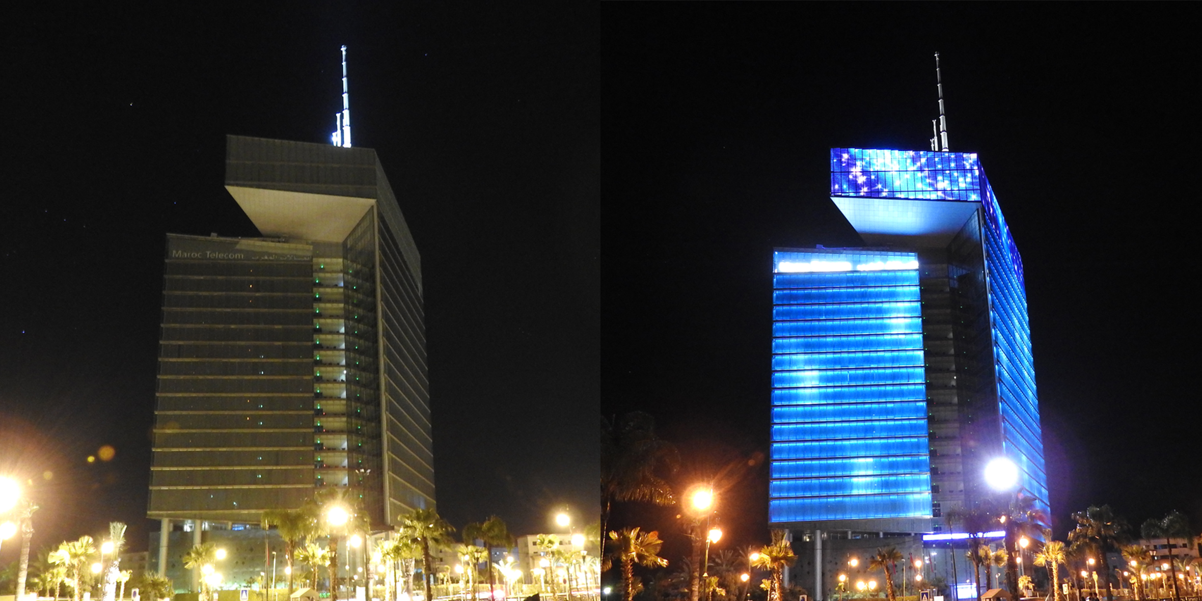 TOUR Maroc Telecom AVANT APRES 1