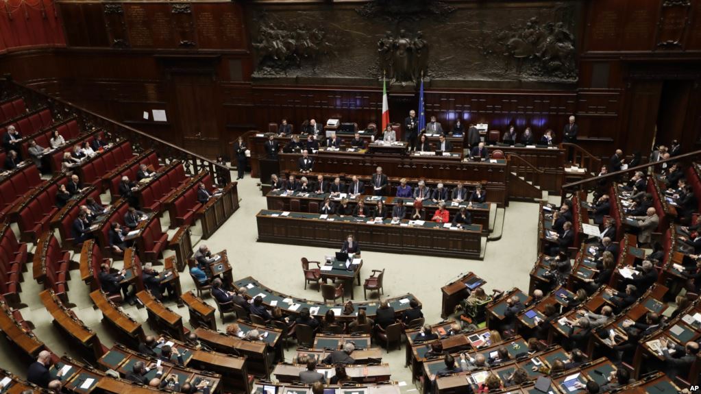 Une vue du parlement italien