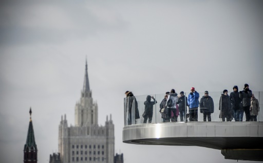 Vue sur le ministère des Affaires étrangères à Moscou