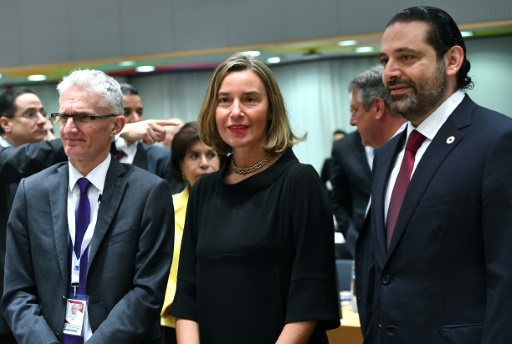 federica-mogherini-saad-hariri