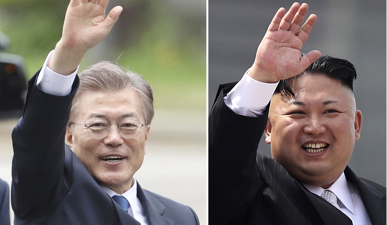 Kim Jong Un Moon Jae-in