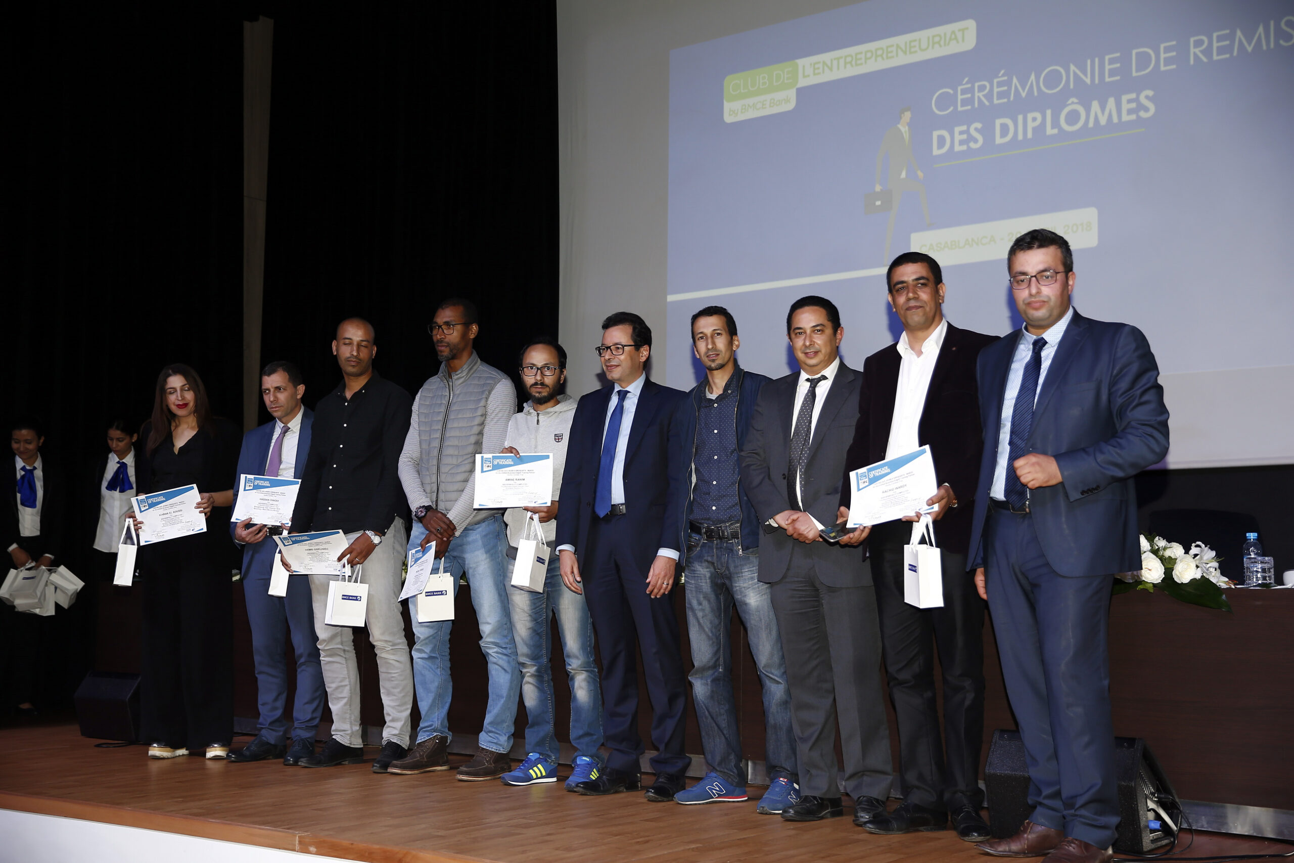 La BMCE Bank fête la 1ère promotion du «Club de l’entreprenariat»