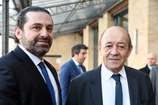 saad-hariri-jean-yves-le-drian