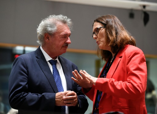 Jean Asselborn et Cecilia Malmstrom