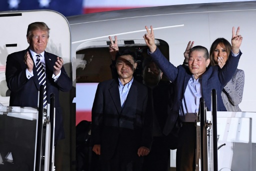 trois Américains libérés