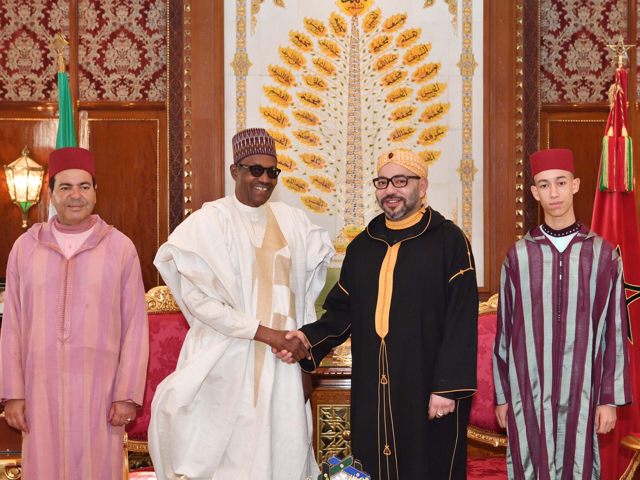 Entretiens entre SM le Roi et le Président du Nigeria