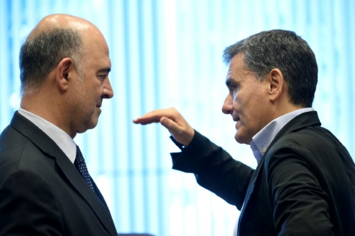 Pierre Moscovici et Euclid Tsakalotos