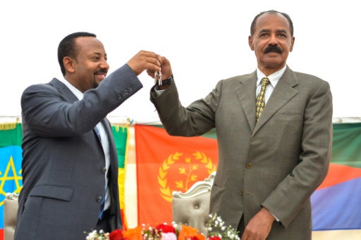 Abiy Ahmed et Isaias Afeworki