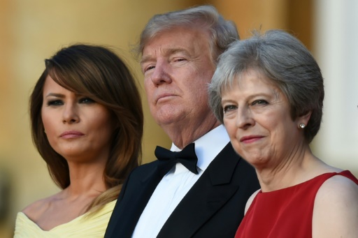 donald-trump-theresa-may-melania