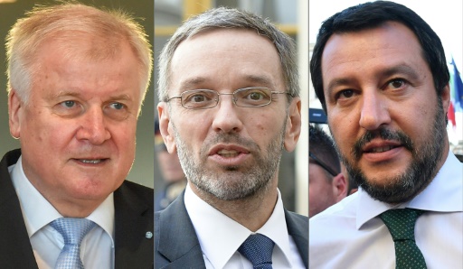 Horst Seehofer-Herbert Kickl- Matteo Salvini