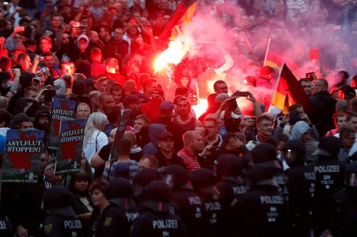 manifestants d’extrême droite allemagne