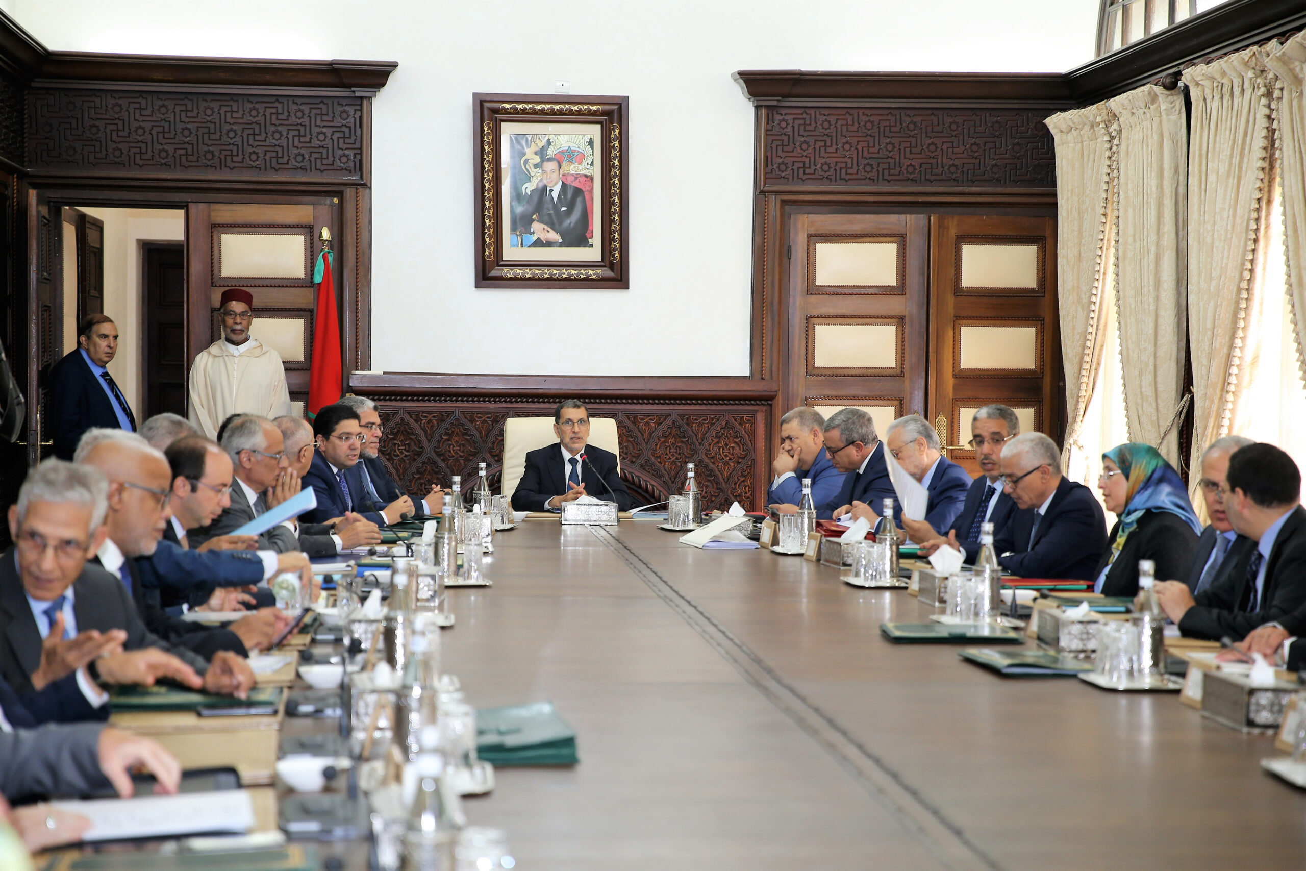 Réunion hebdomadaire du conseil de gouvernement