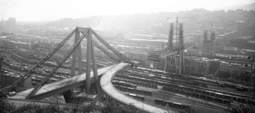 viaduc Morandi à Gênes italie
