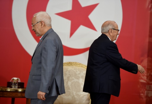 Béji Caïd Essebsi et Rached Ghannouchi