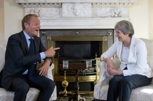 Donald Tusk- theresa may