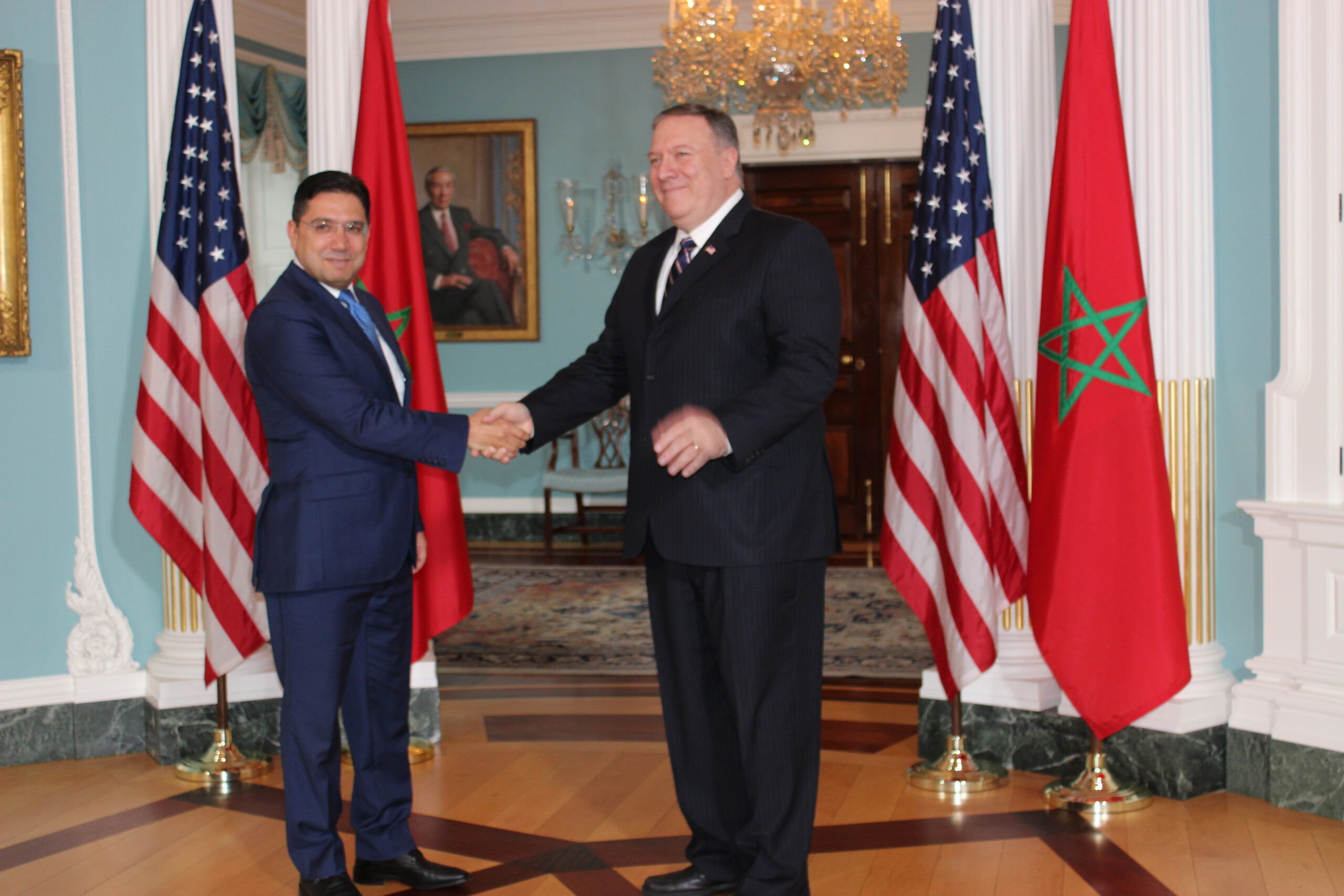 Bourita  s&rsquo;entretient à Washington avec le Secrétaire d’Etat US