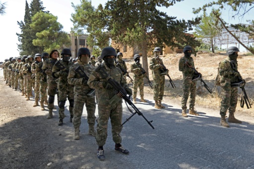 Syrian rebel fighters