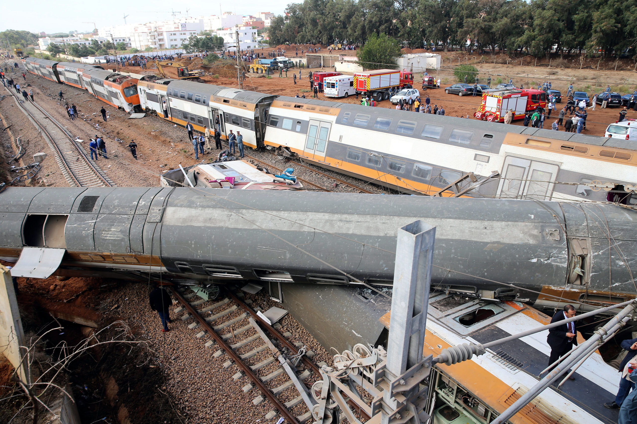 Déraillement train Bouknadel