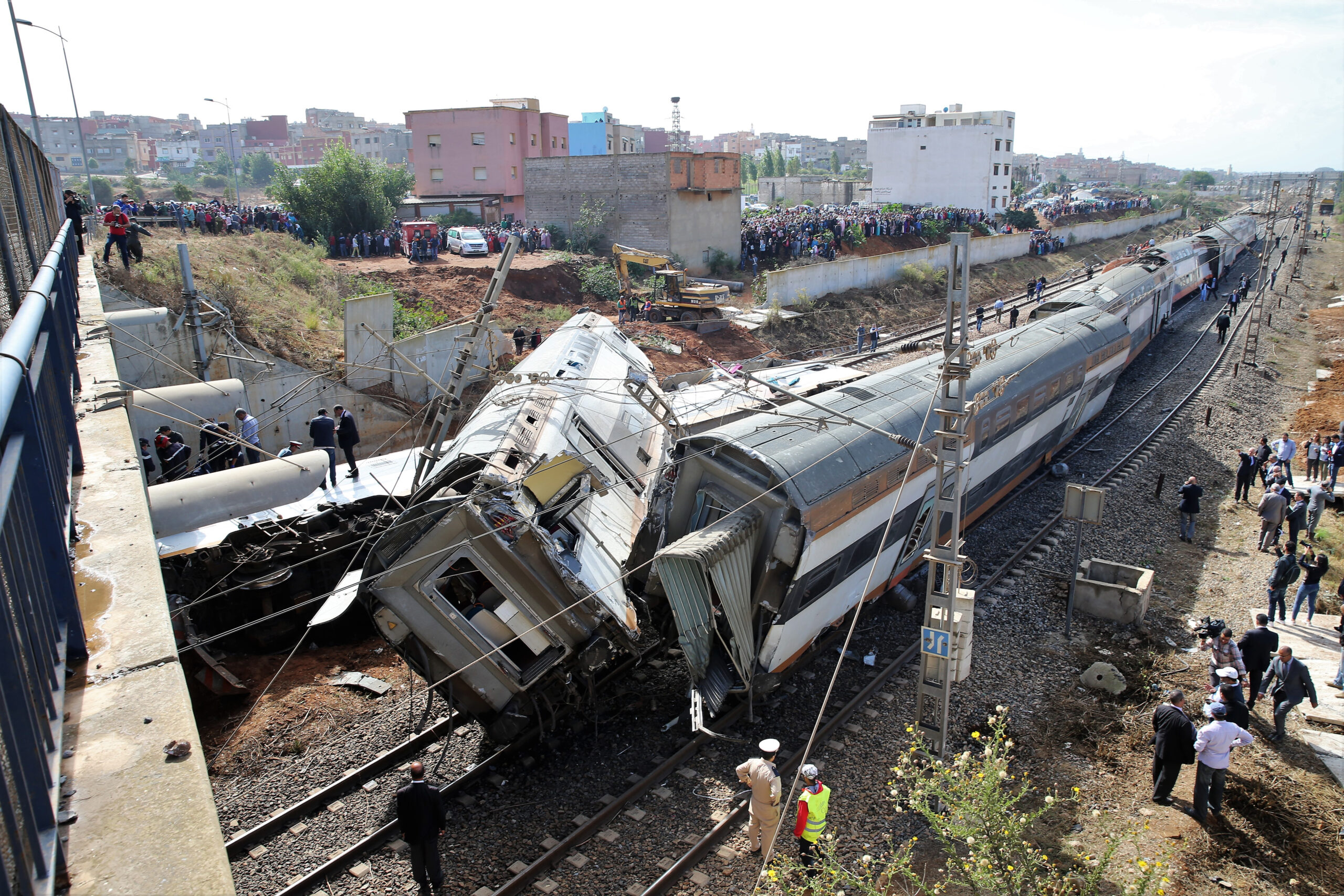 Déraillement train Bouknadel