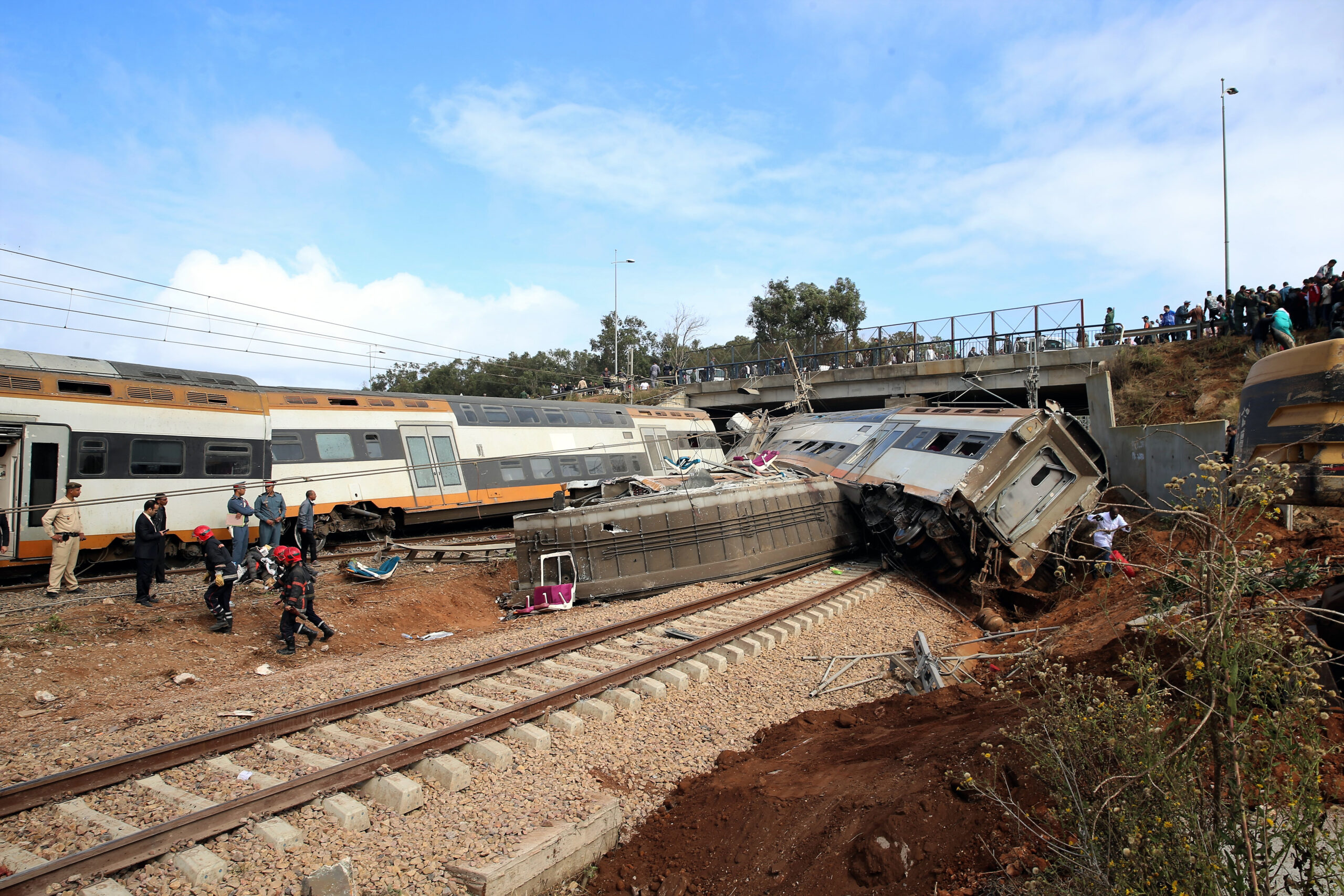 Déraillement train Bouknadel