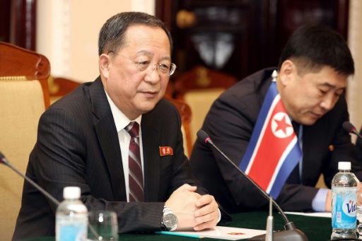 chef de la diplomatie nord-coréenne Ri Yong Ho