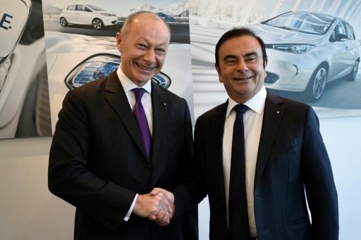 Thierry Bolloré et Carlos Ghosn