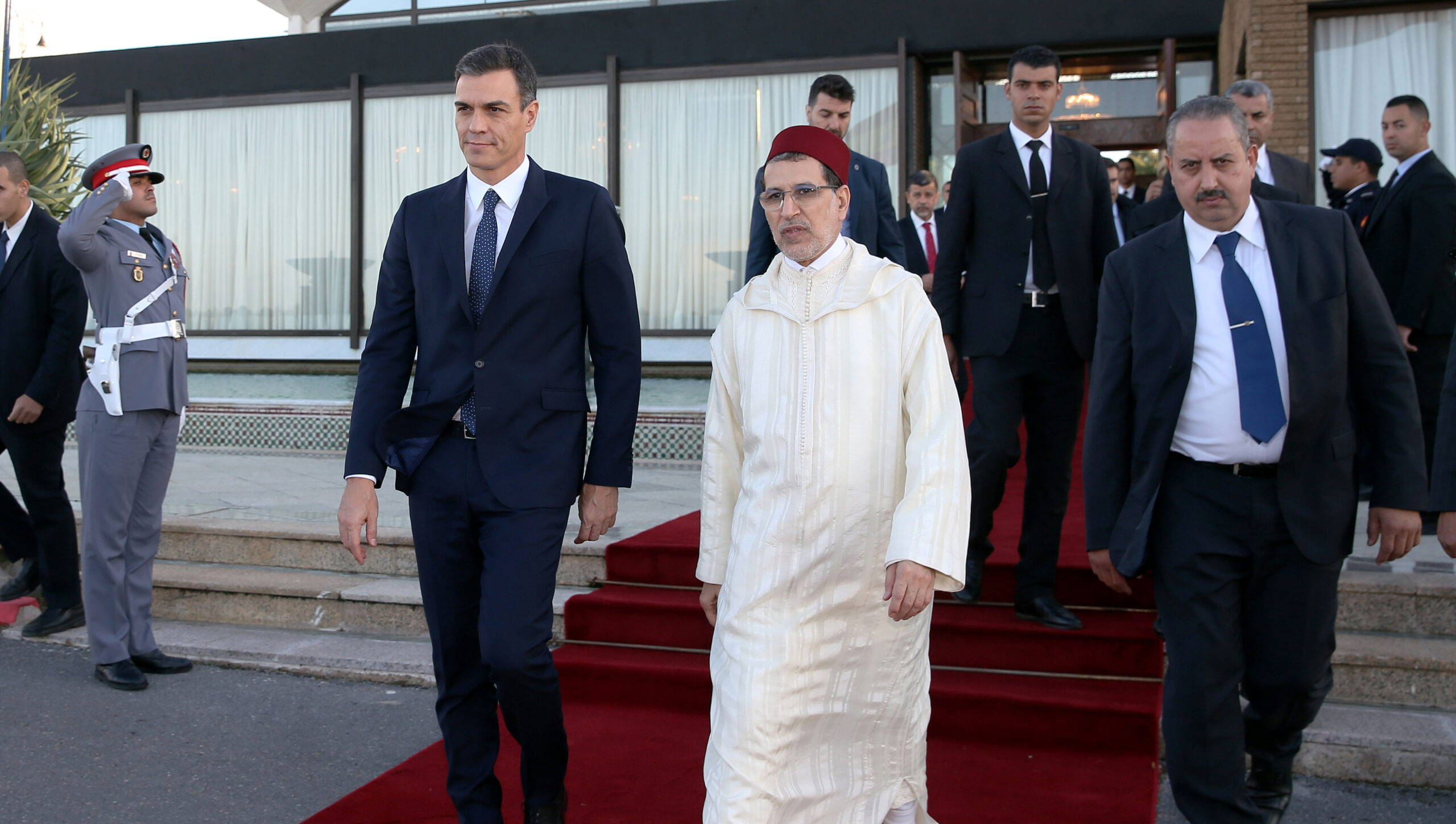 M. Pedro Sanchez quitte le Maroc après une visite de travail