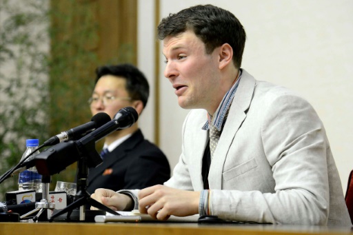 étudiant américain Otto Warmbier