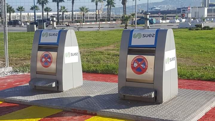 SUEZ installe des bornes enterrées à Tanger