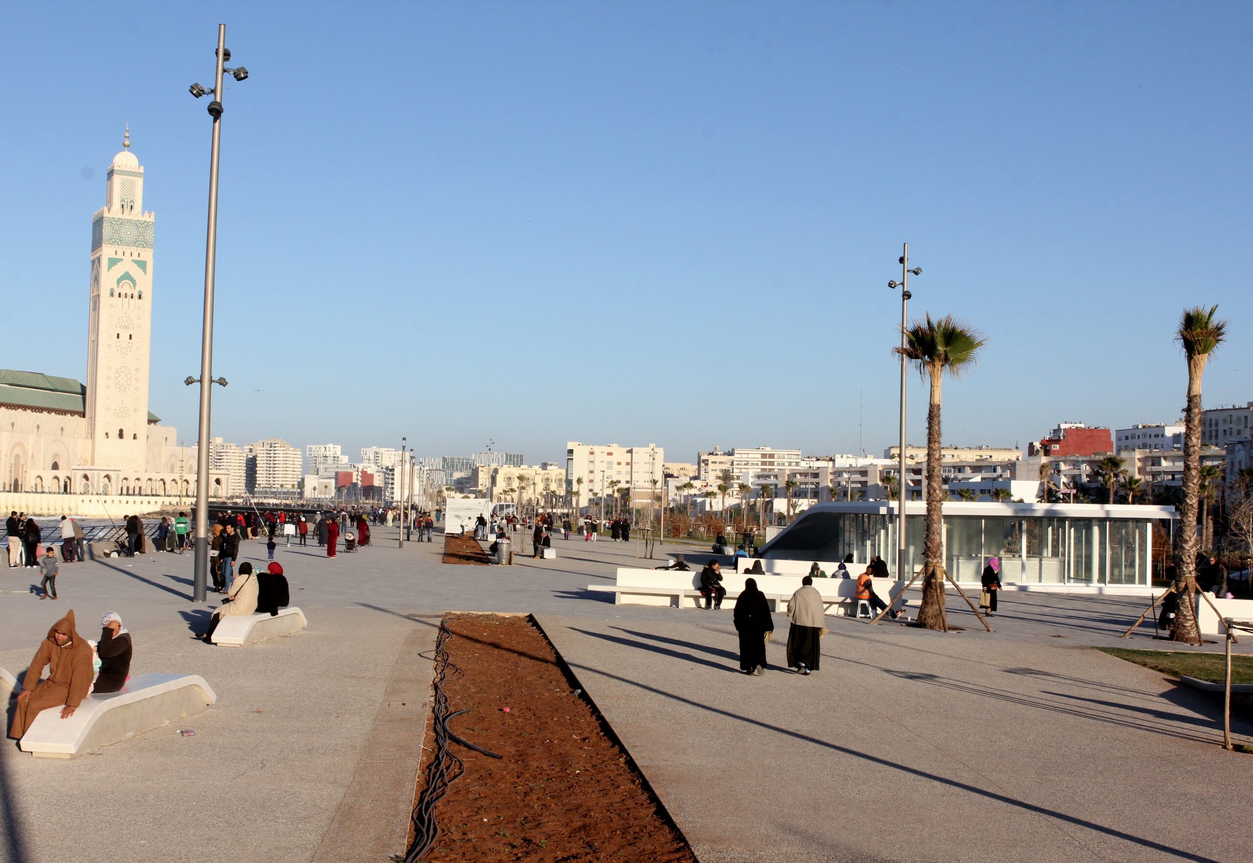 Découvrez en images le nouveau look de la promenade de la mosquée Hassan II