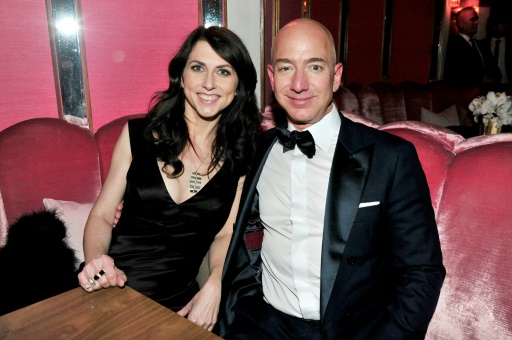 Jeff Bezos et son épouse MacKenzie