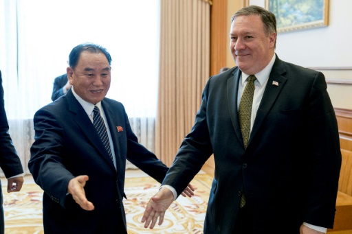 mike-pompeo-Kim Yong Chol