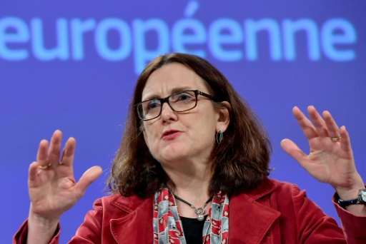 commissaire européenne au Commerce Cecilia Malmström