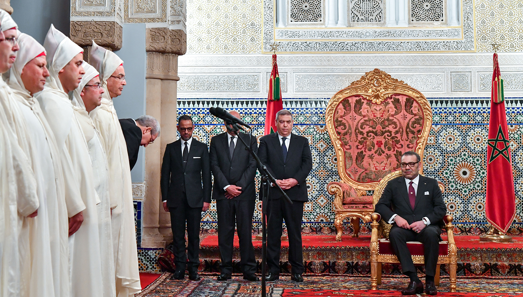 SM le Roi reçoit les nouveaux walis et gouverneurs