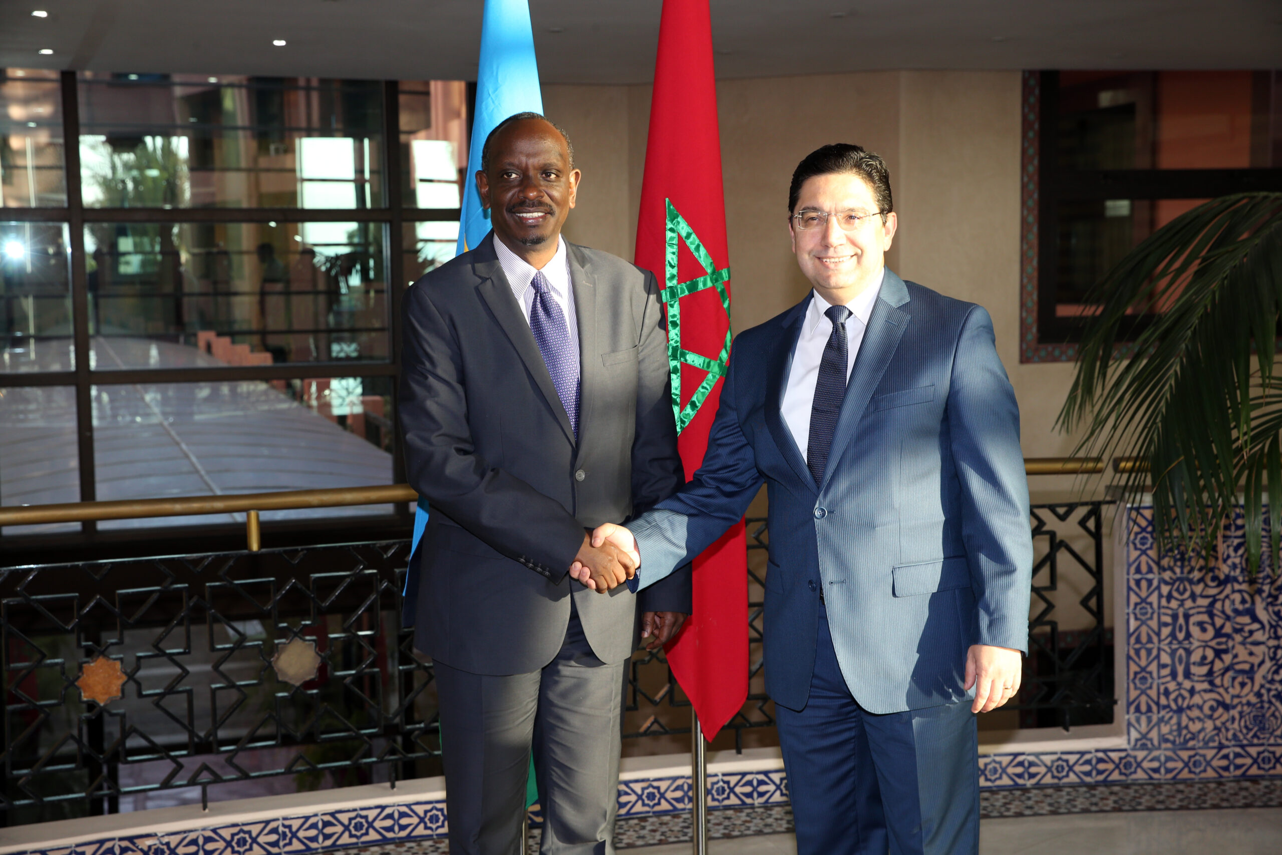 M. Bourita s&rsquo;entretient avec son homologue rwandais