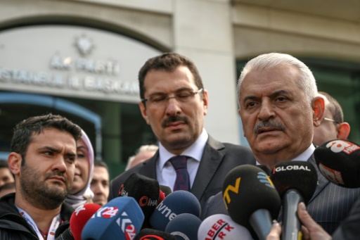 candidat de l&rsquo;AKP à Istanbul Binali Yildirim turquie