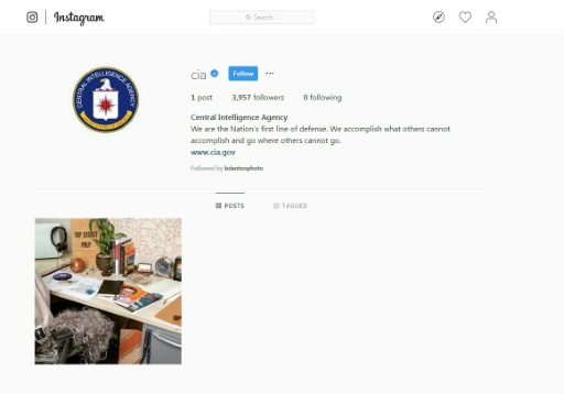 CIA instagram