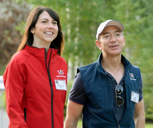 jeff-bezos et sa femme mackenzie