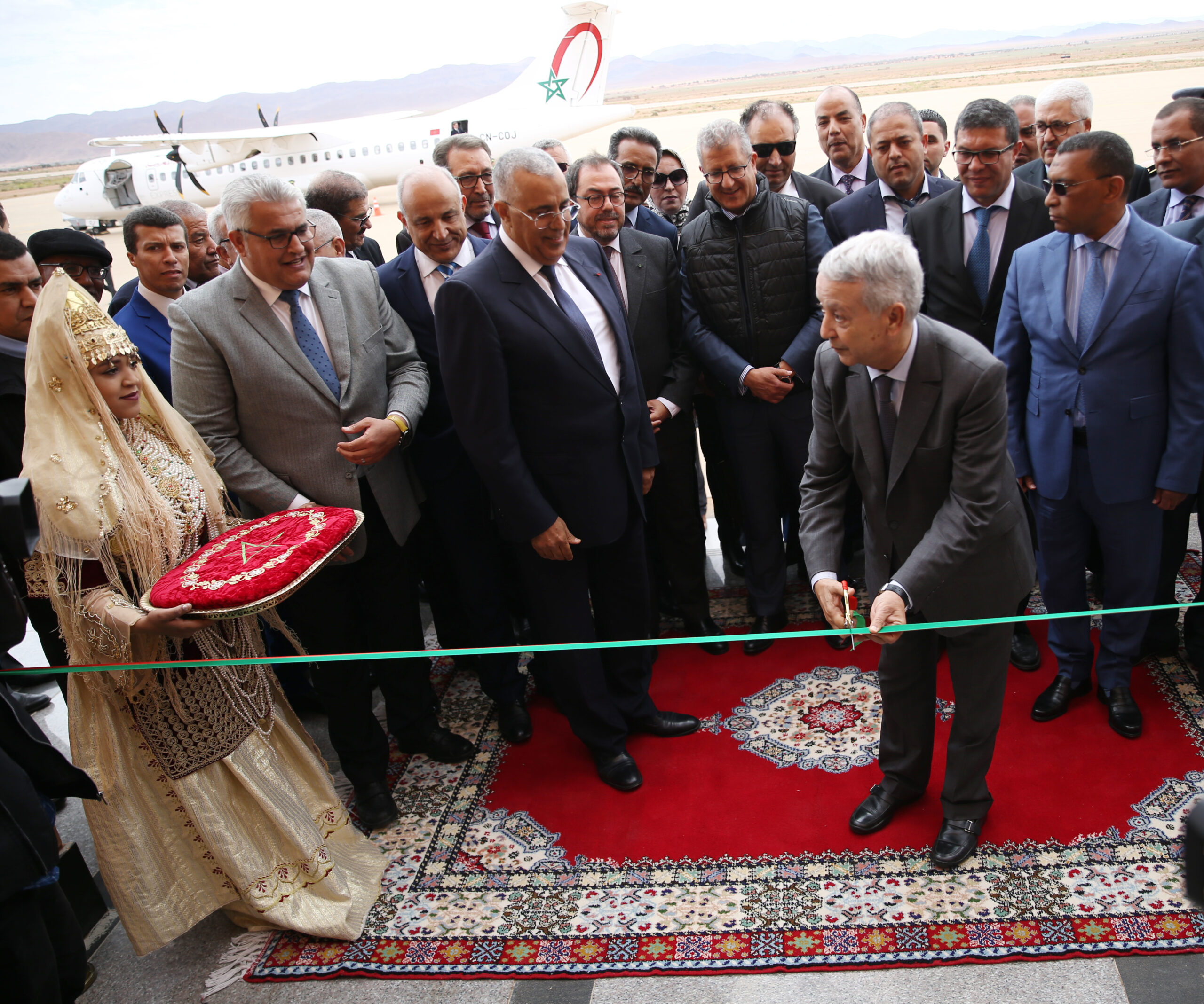 Inauguration de la ligne directe Casablanca-Bouarfa de la RAM