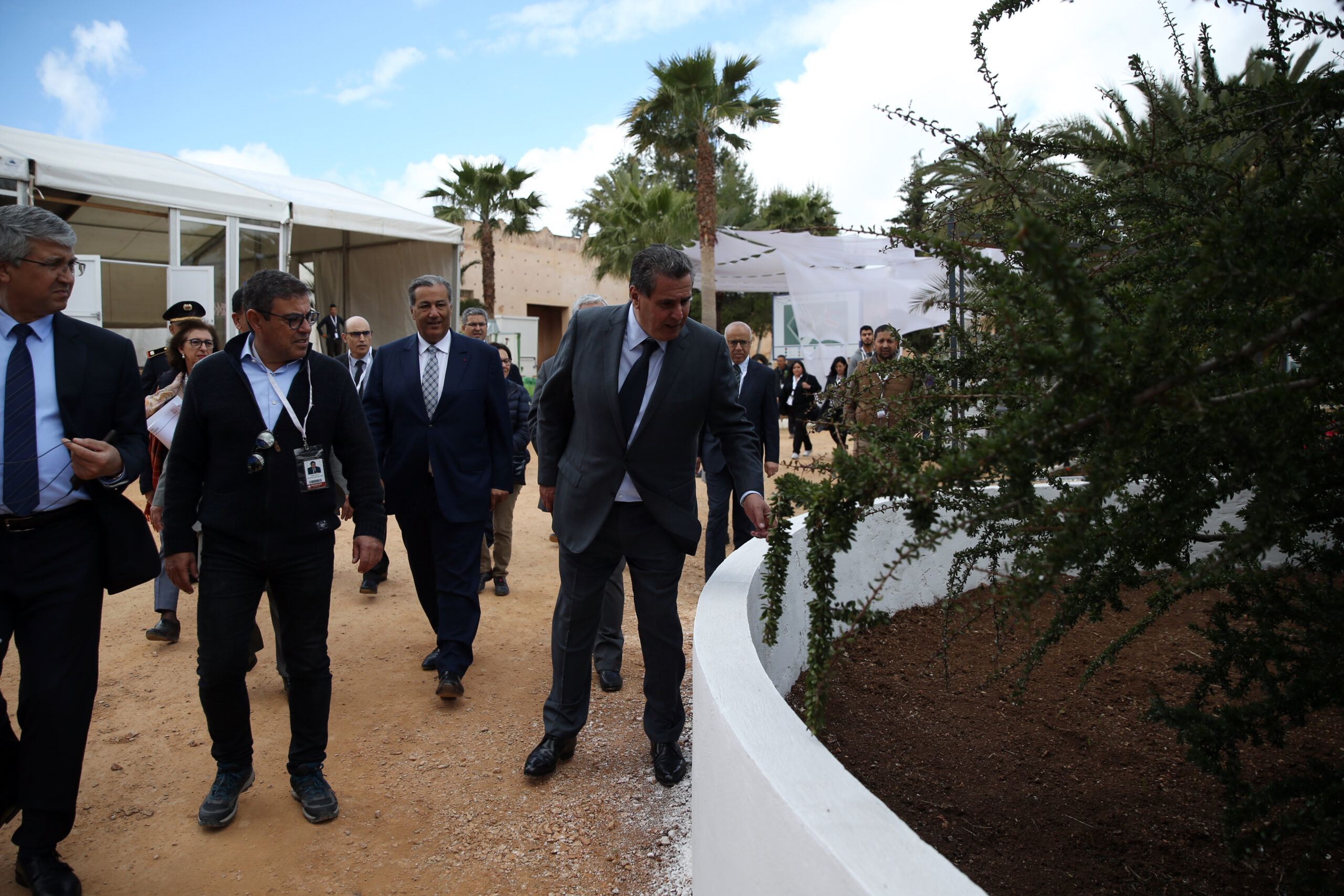 M. Akhannouch visite le site qui accueillera le SIAM 2019