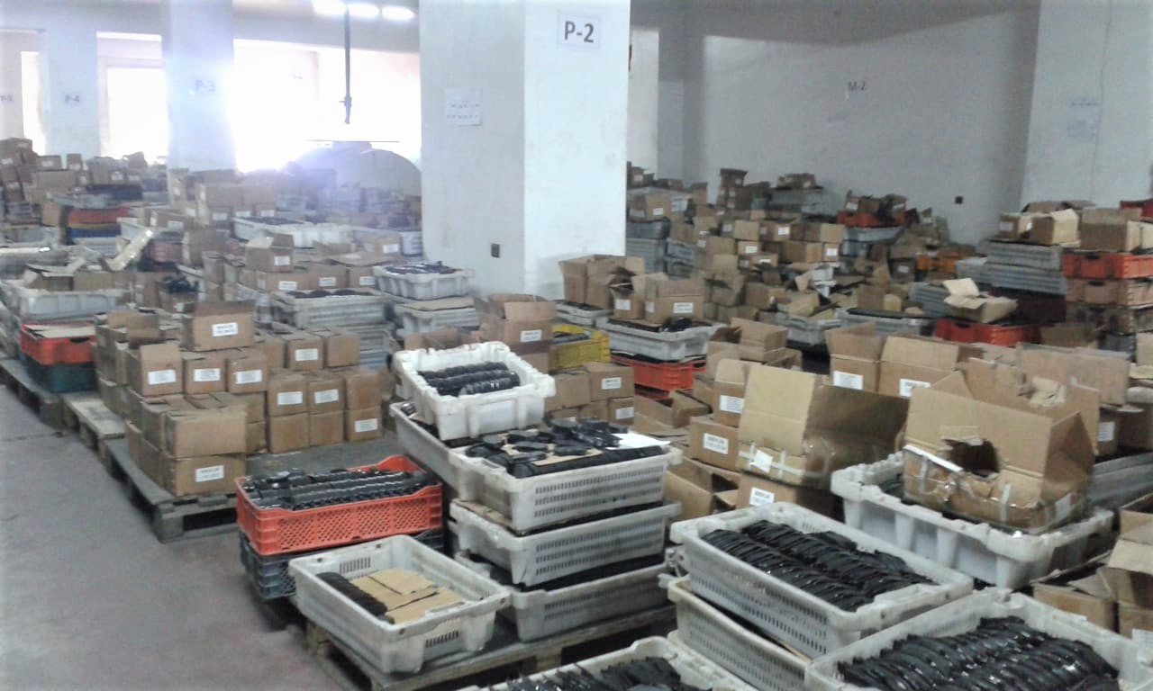 Saisie de plaquettes de frein non-conformes à Casablanca