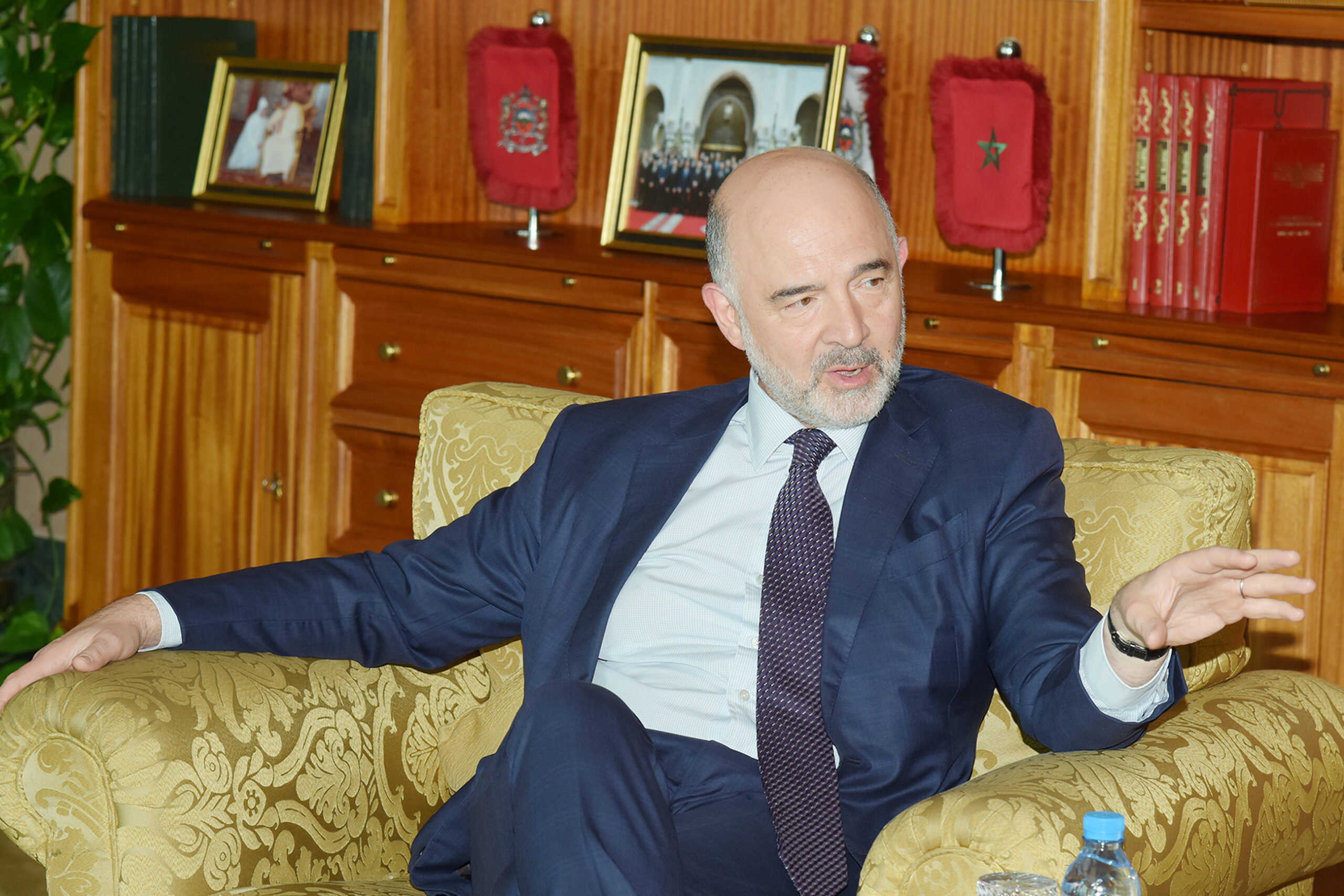 Nasser Bourita s’entretient avec Pierre Moscovici